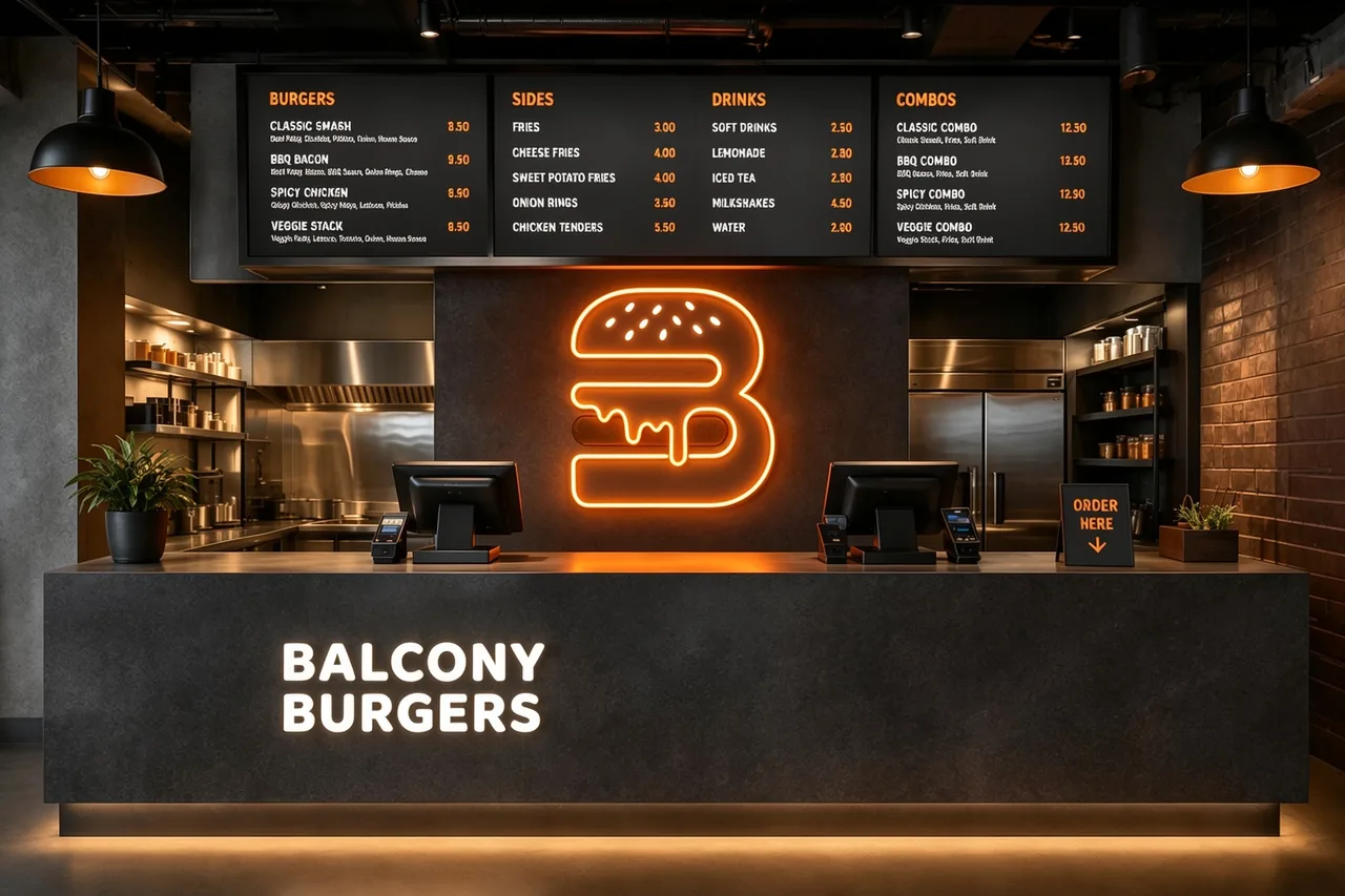 Counter & menu boards
