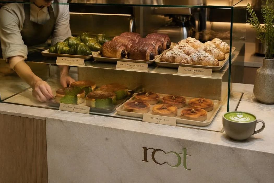 Counter & pastry display