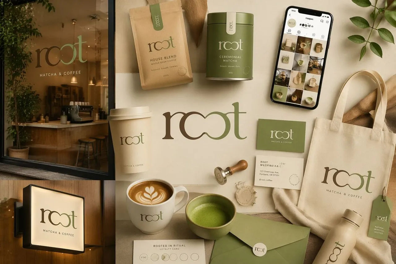 Brand flat lay
