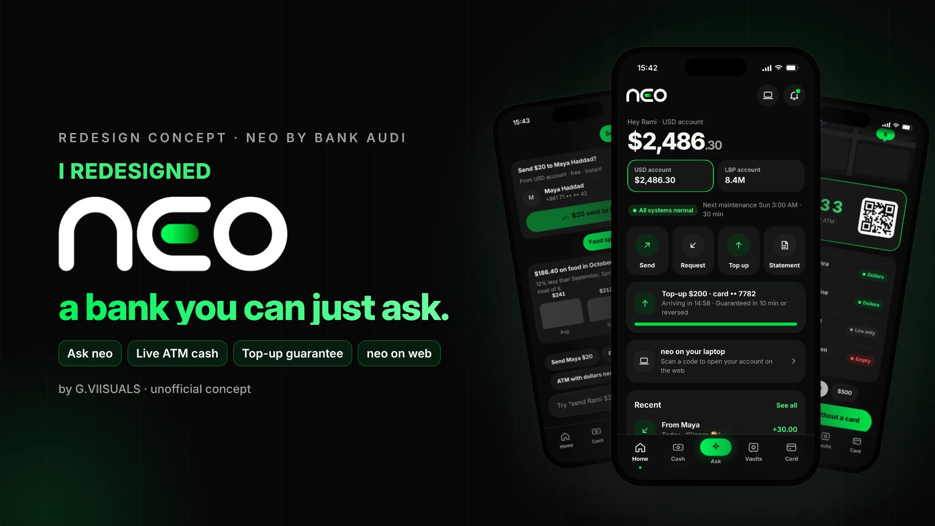 Neo: App redesigns cover