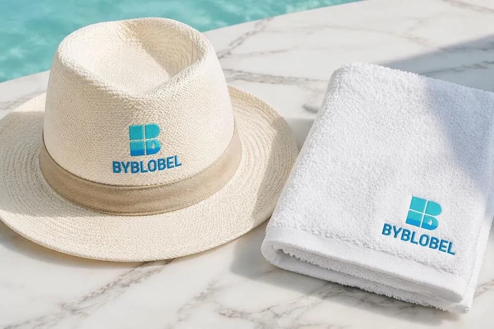Hat & towels
