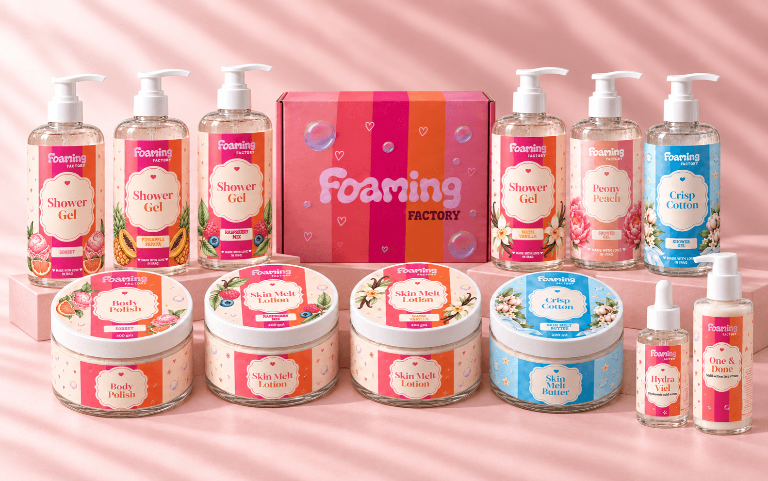 Foaming Factory, A little foam. A lot of personality.: brand identity and packaging design project cover
